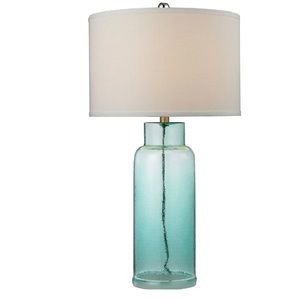Elk Home D2622 Sea Foam 1 Light 30"H Table Lamp From The Glass Bottle Collection